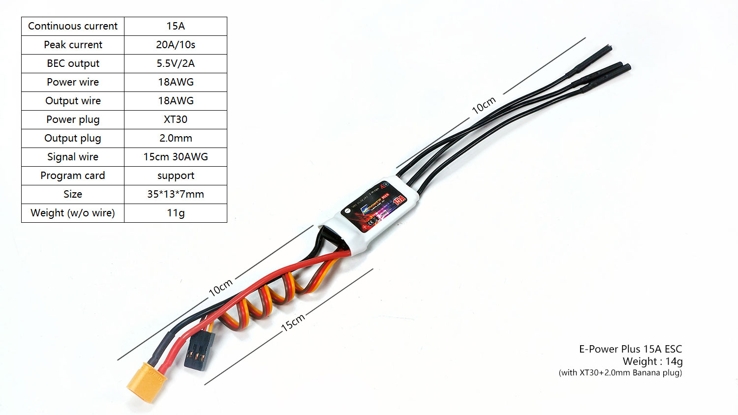 Rc Hobby Plus - DW Hobby E-Power Plus Seria ESC