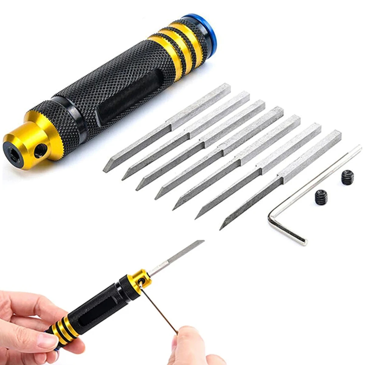 Dłuto modelarskie z ostrzami,  – Rc Hobby Line recenzja i cena