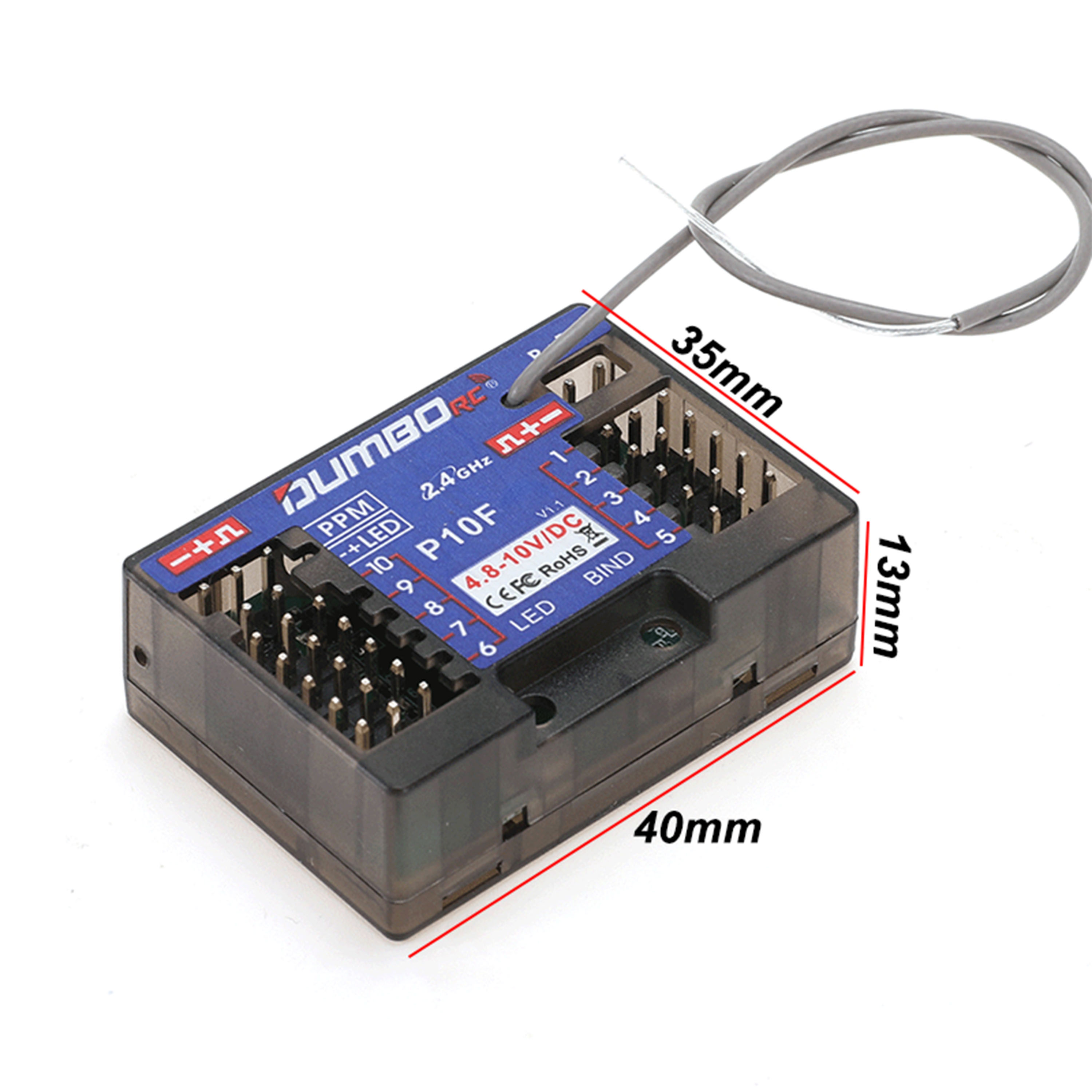 DUMBORC P10F P10FG 10CH 2.4GHz – Rc Hobby Toys recenzja i cena